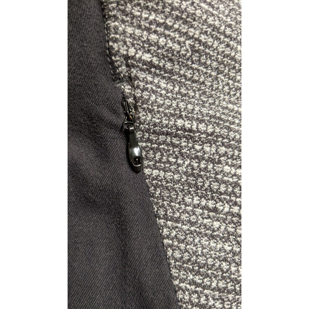 Women's Lululemon Race Your Pace 1/2 Zip Black / Coco Pique Black Pullover Top 6 - Picture 15 of 16